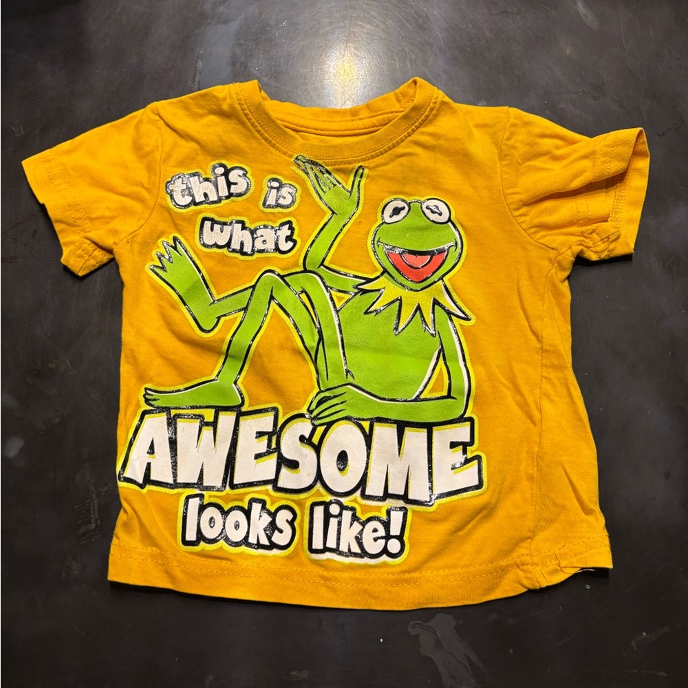 🔥$3 add-on Kermit the Frog Muppets Baby T-Shirt Size 12m
